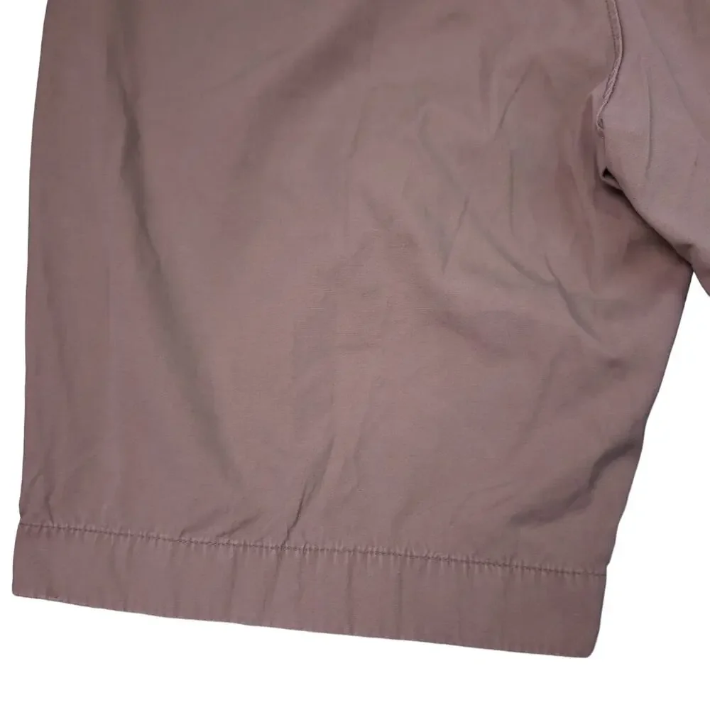Vintage J. Crew Men's Chino Shorts Sz 33 Flat Front Khaki Beige Preppy Casual